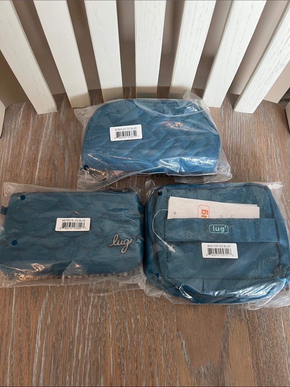 Lug 3 Piece Set Ocean Blue - Picture 10 of 10